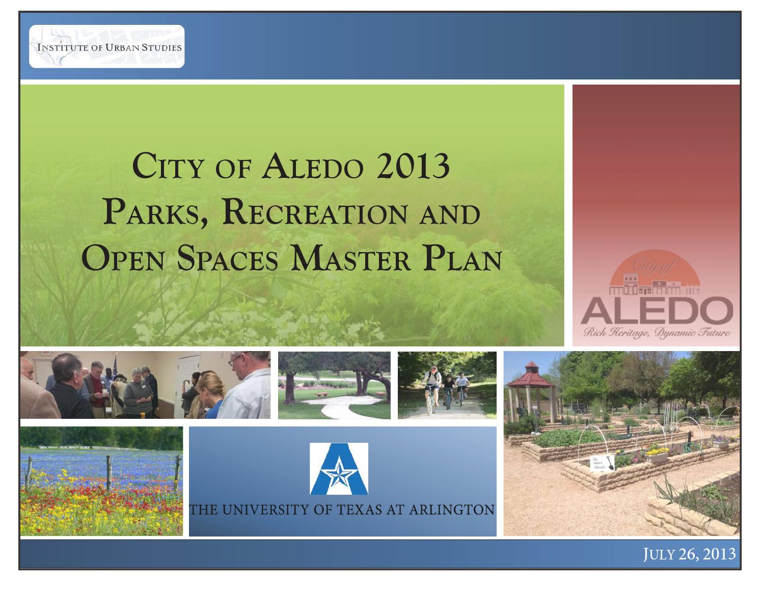 City of Aledo Parks, Recreation, and Open Spaces Master Plan by