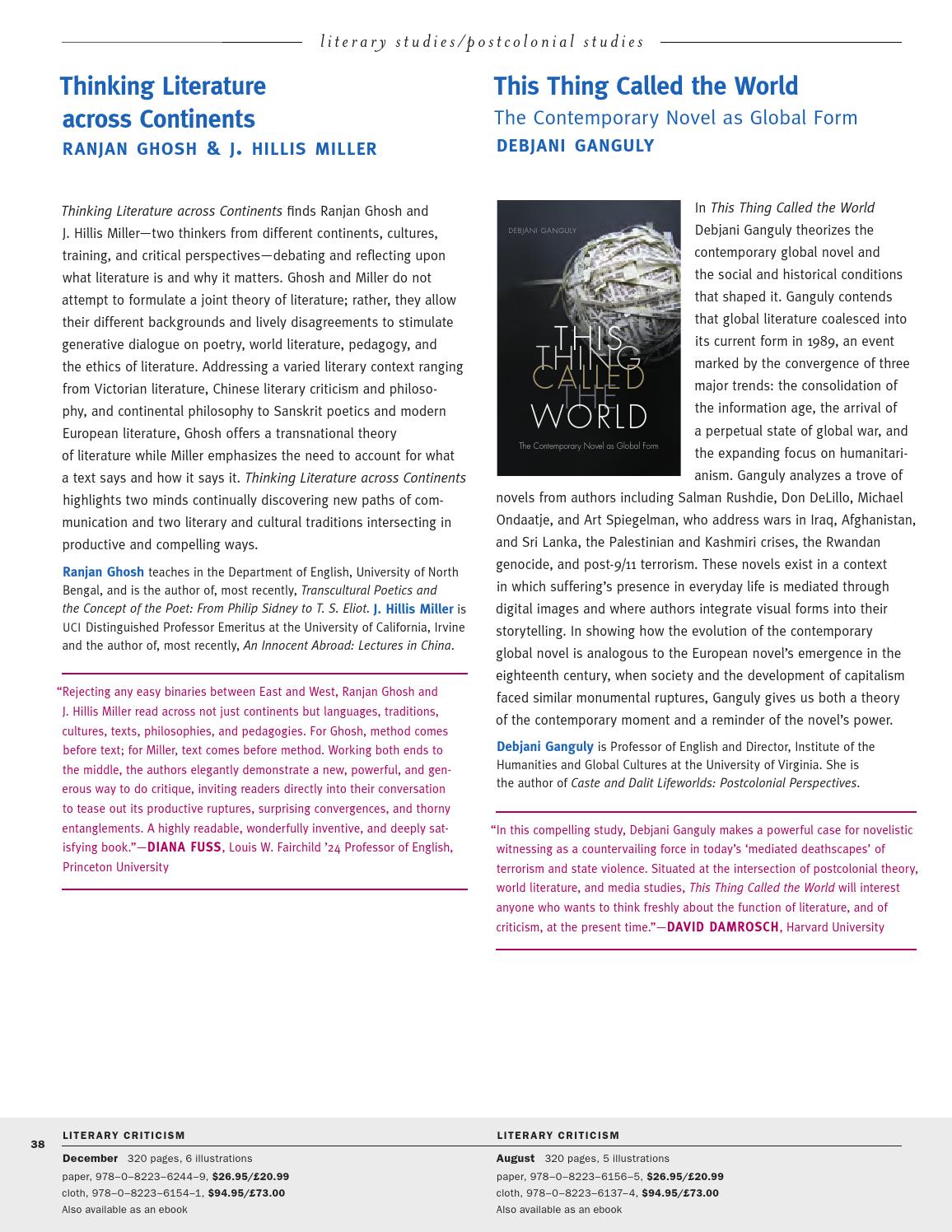 Duke University Press Fall & Winter 2016 Catalog by Duke University Press Issuu