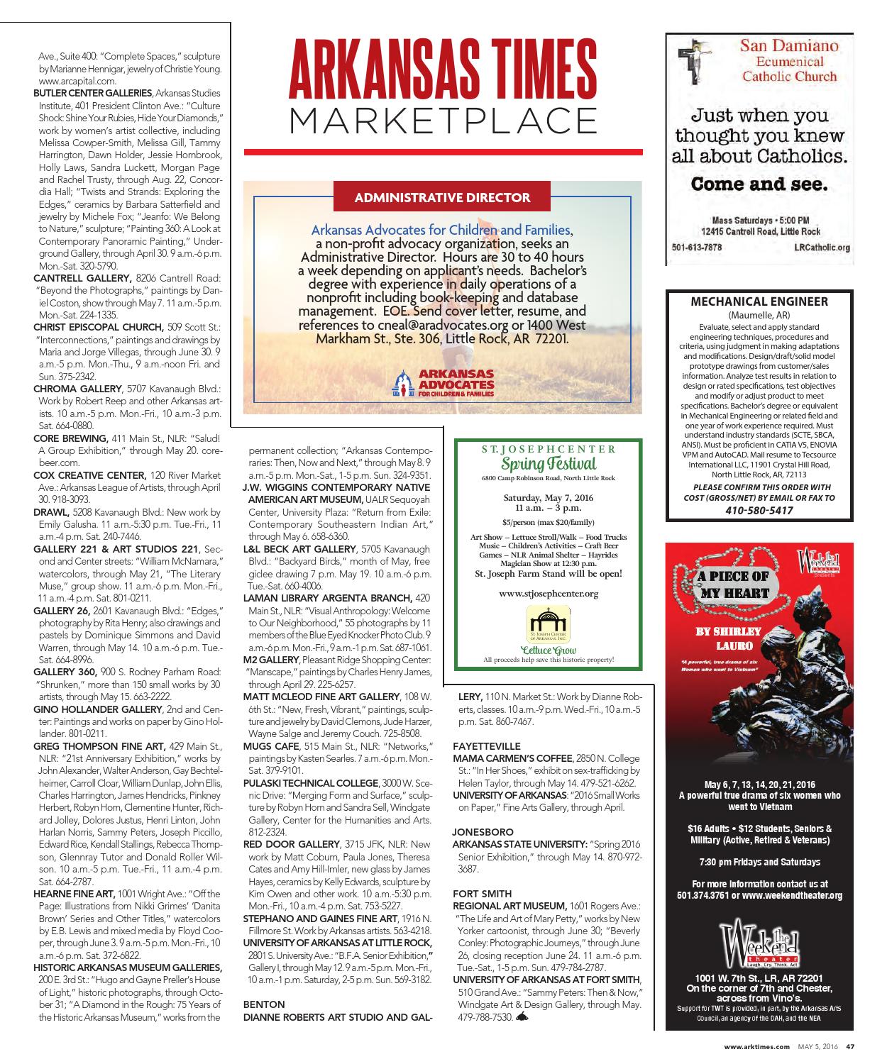 Arkansas Times May 5, 2016 by Arkansas Times Issuu