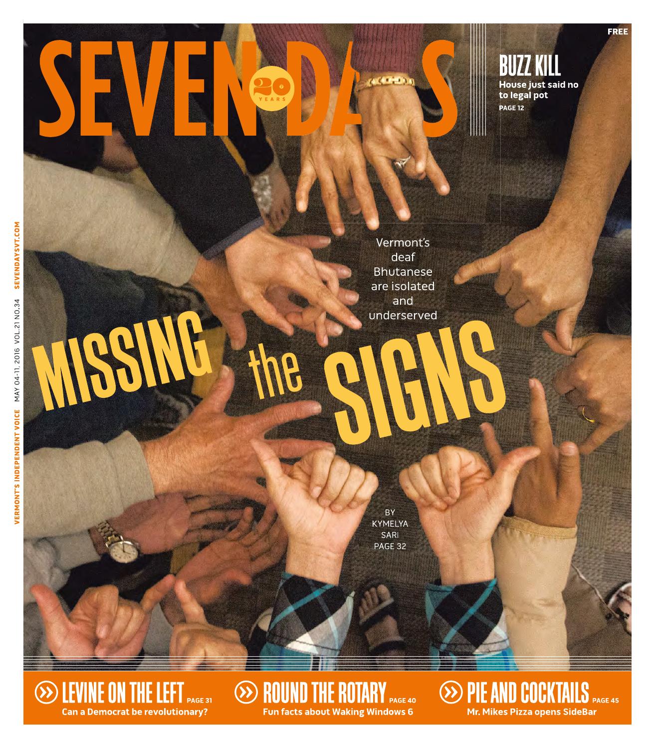 Seven Days, May 4, 2016 by Seven Days - Issuu