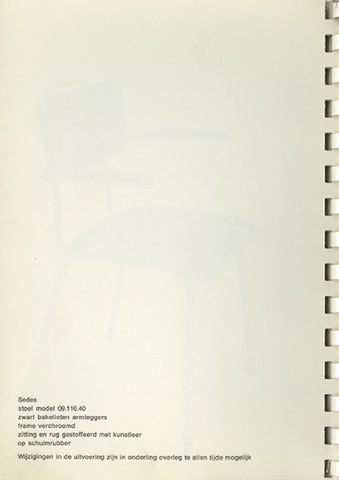 Gispen Collectie 家具目录 · Gispen Sedes catalogus 第 12 页