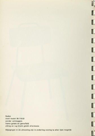 Gispen Collectie 家具目录 · Gispen Sedes catalogus 第 8 页