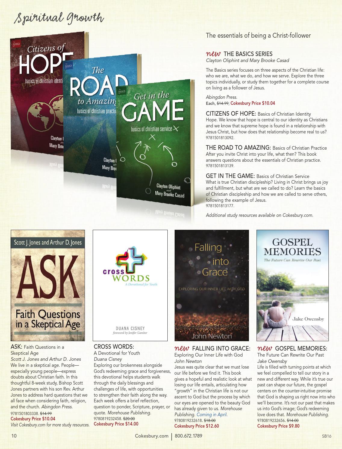 Cokesbury Spring 2016 Books & Bibles Catalog by United Methodist