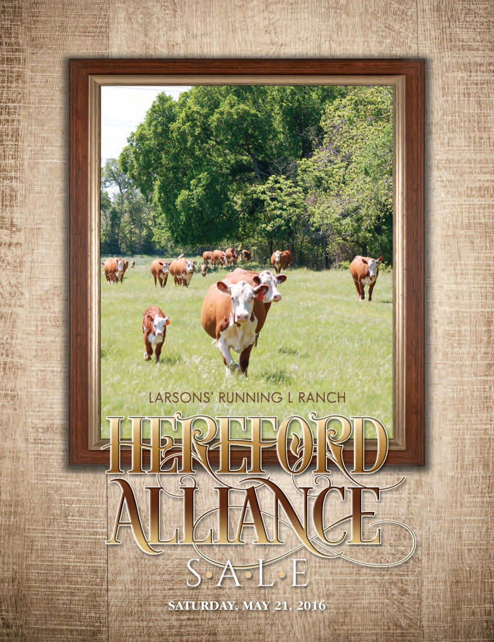 The Hereford Alliance Sale at Larson Polled Herefords by Cattle In
