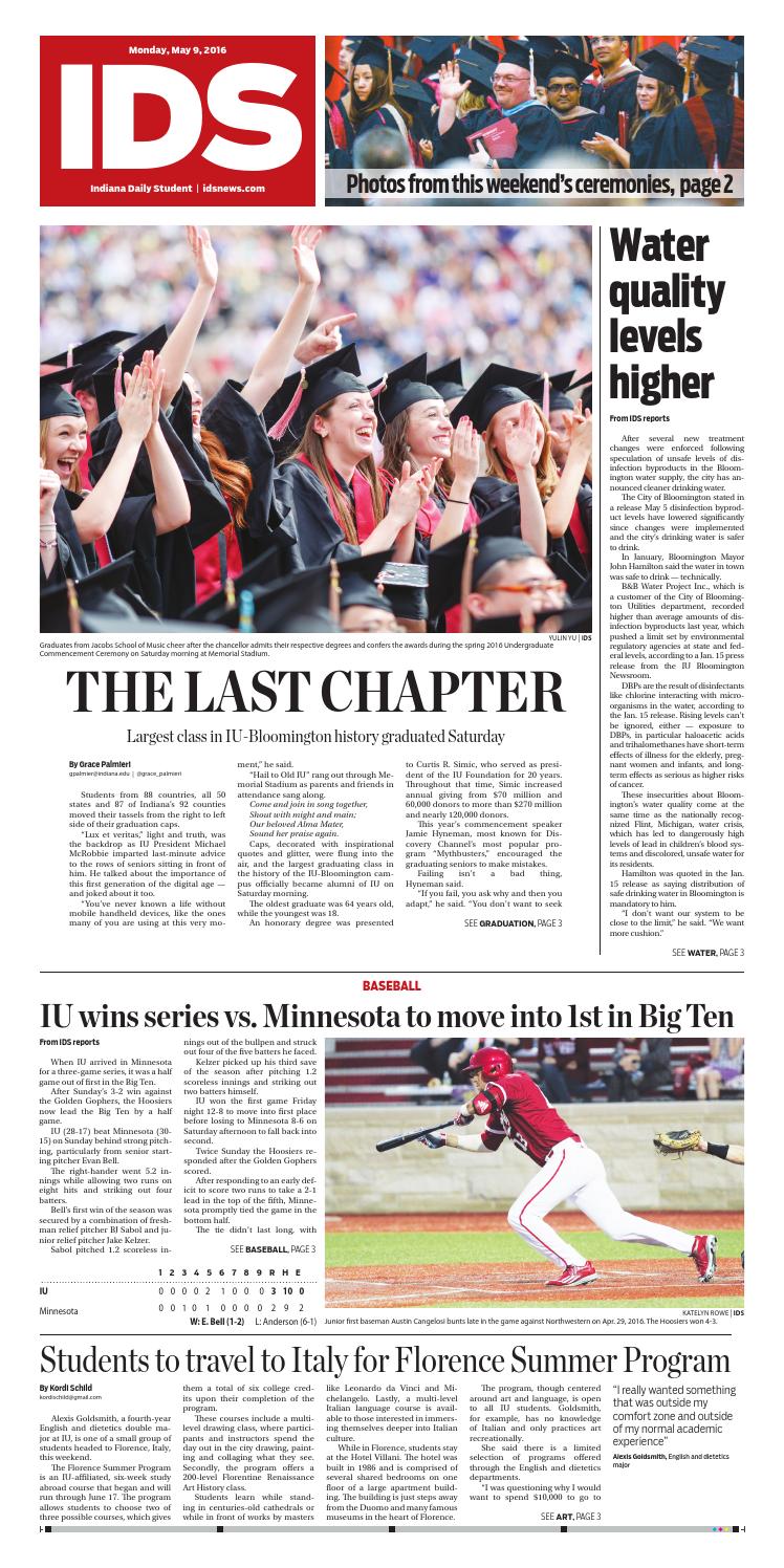 Monday May 9 2016 By Indiana Daily Student Idsnews Issuu Monday may 9 2016 by indiana daily student idsnews issuu