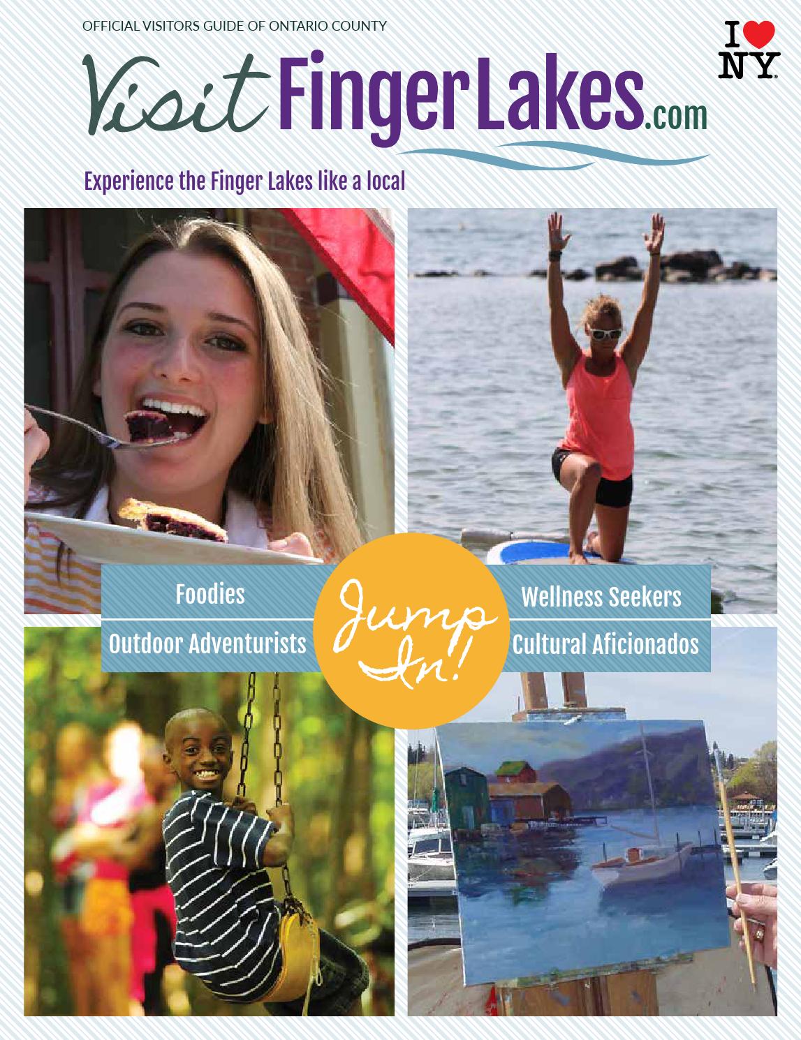 Jump In! Official Visitors Guide to Ontario County in the Finger