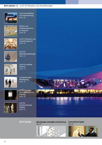 licht.wissen 18 „Licht für Museen und Ausstellungen" 第 4 页