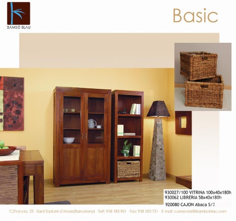 Servitel 家具目录 · Mobiliario bambo blau basic 第 12 页
