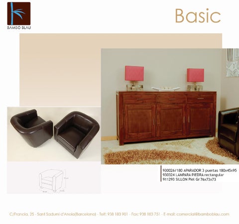Servitel 家具目录 · Mobiliario bambo blau basic 第 15 页