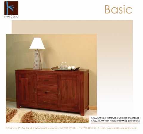 Servitel 家具目录 · Mobiliario bambo blau basic 第 16 页