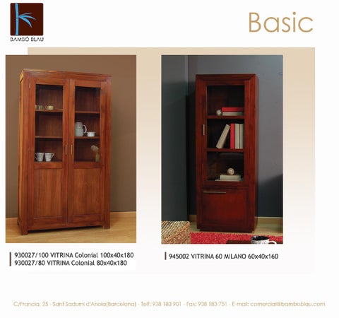 Servitel 家具目录 · Mobiliario bambo blau basic 第 19 页