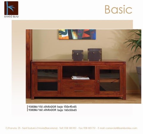 Servitel 家具目录 · Mobiliario bambo blau basic 第 21 页