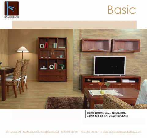 Servitel 家具目录 · Mobiliario bambo blau basic 第 5 页