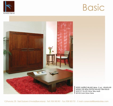 Servitel 家具目录 · Mobiliario bambo blau basic 第 8 页