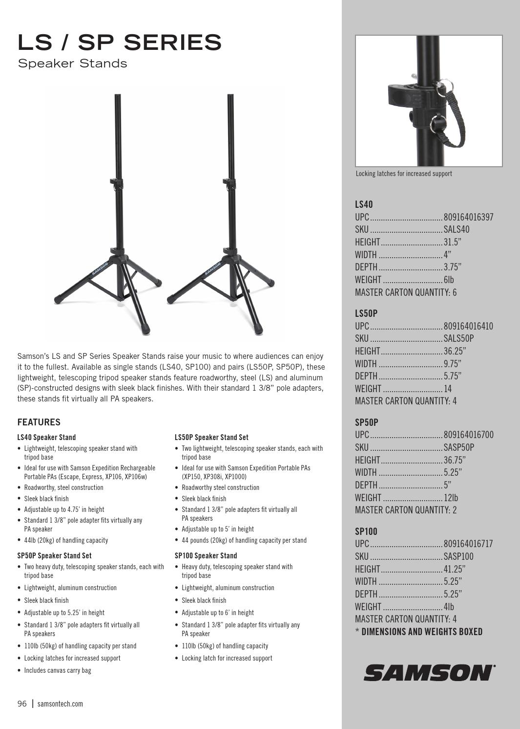 samson speaker stand
