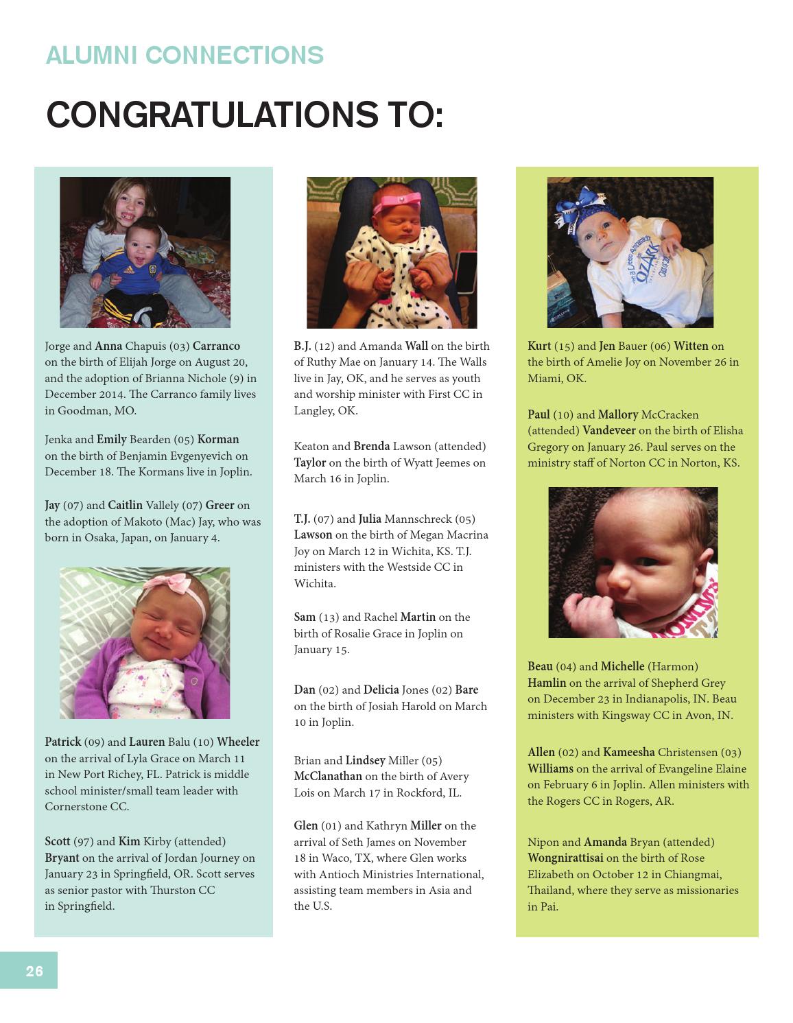 Spring 2015 Ambassador Magazine By Ozark Christian College Issuu
