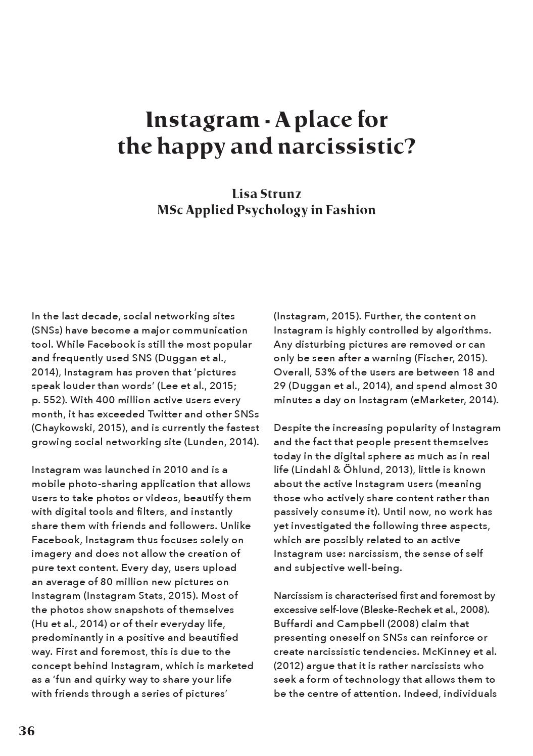 lcf ma fashion culture history psychology book 2016 - who is the most followed on instagram 2015