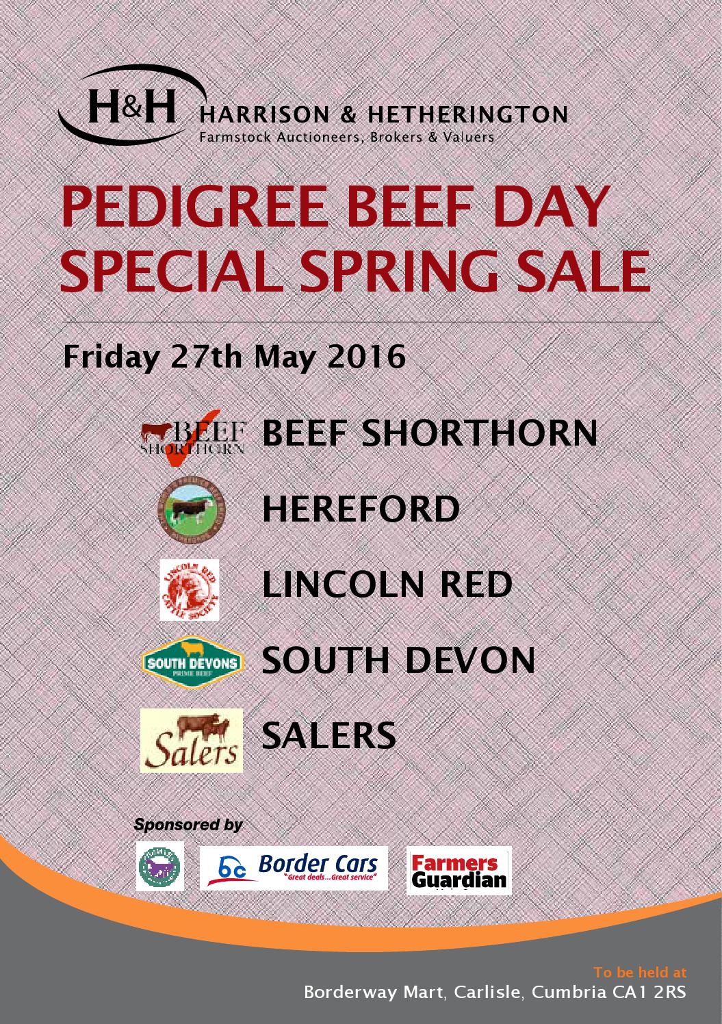 Carlisle Pedigree Beef Day Show & Sale 270516 by Harrison