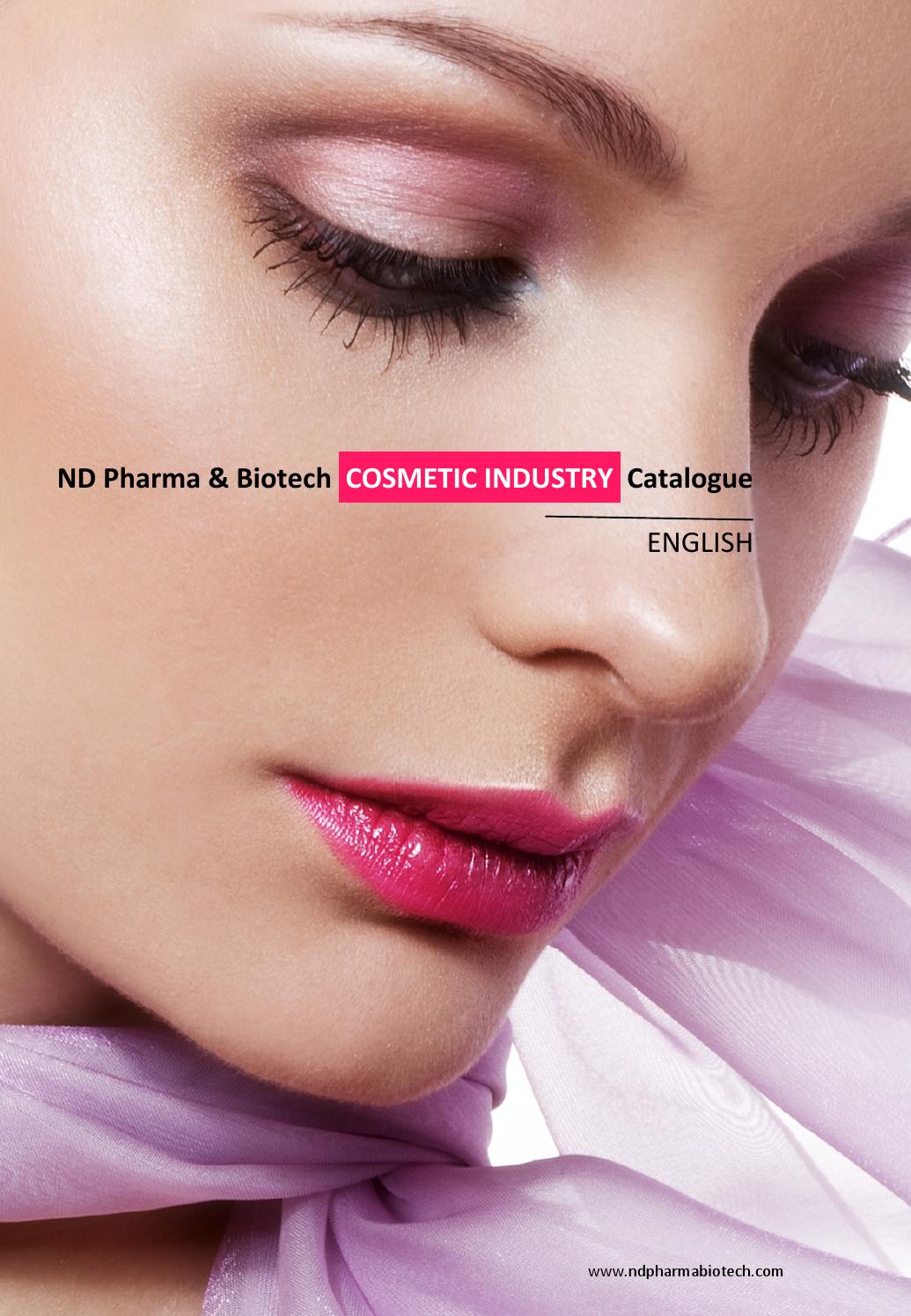 Nd Pharma & Biotech Cosmetic Industry Catalog_ INCI_ Nomenclator List