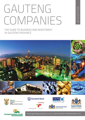 Gauteng Companies 2013 By Global Africa Network Issuu