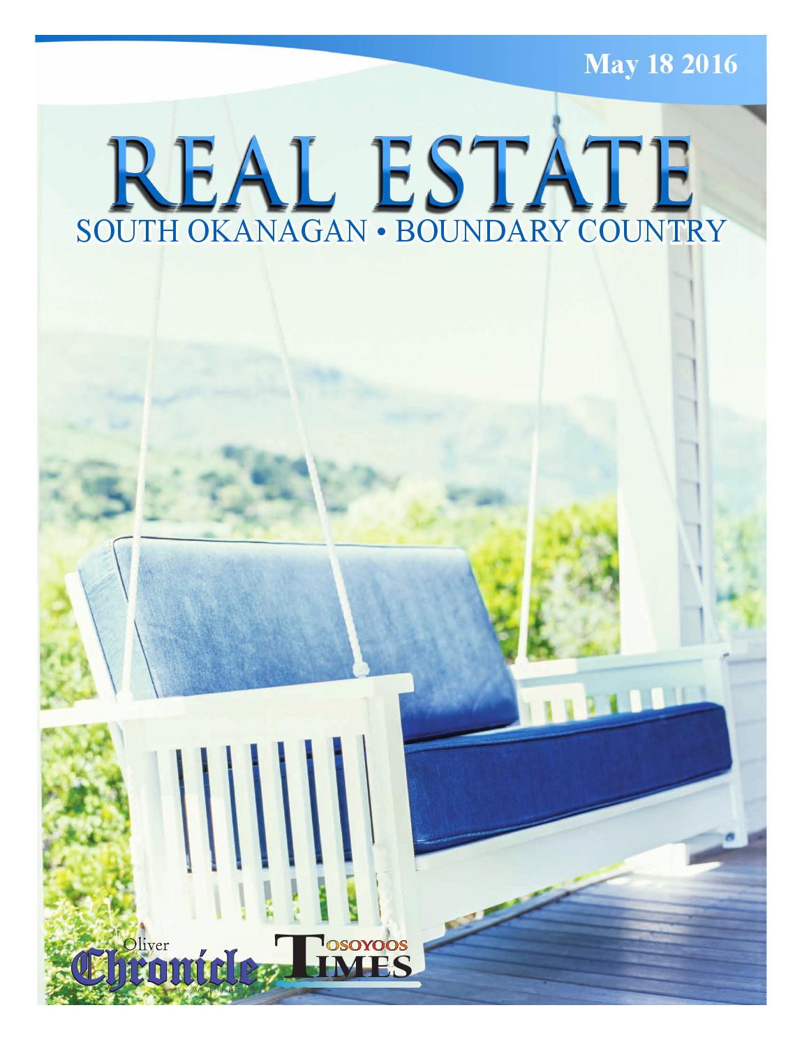 Osoyoos Real Estate Guide May 18, 20167l by Times Chronicle Issuu