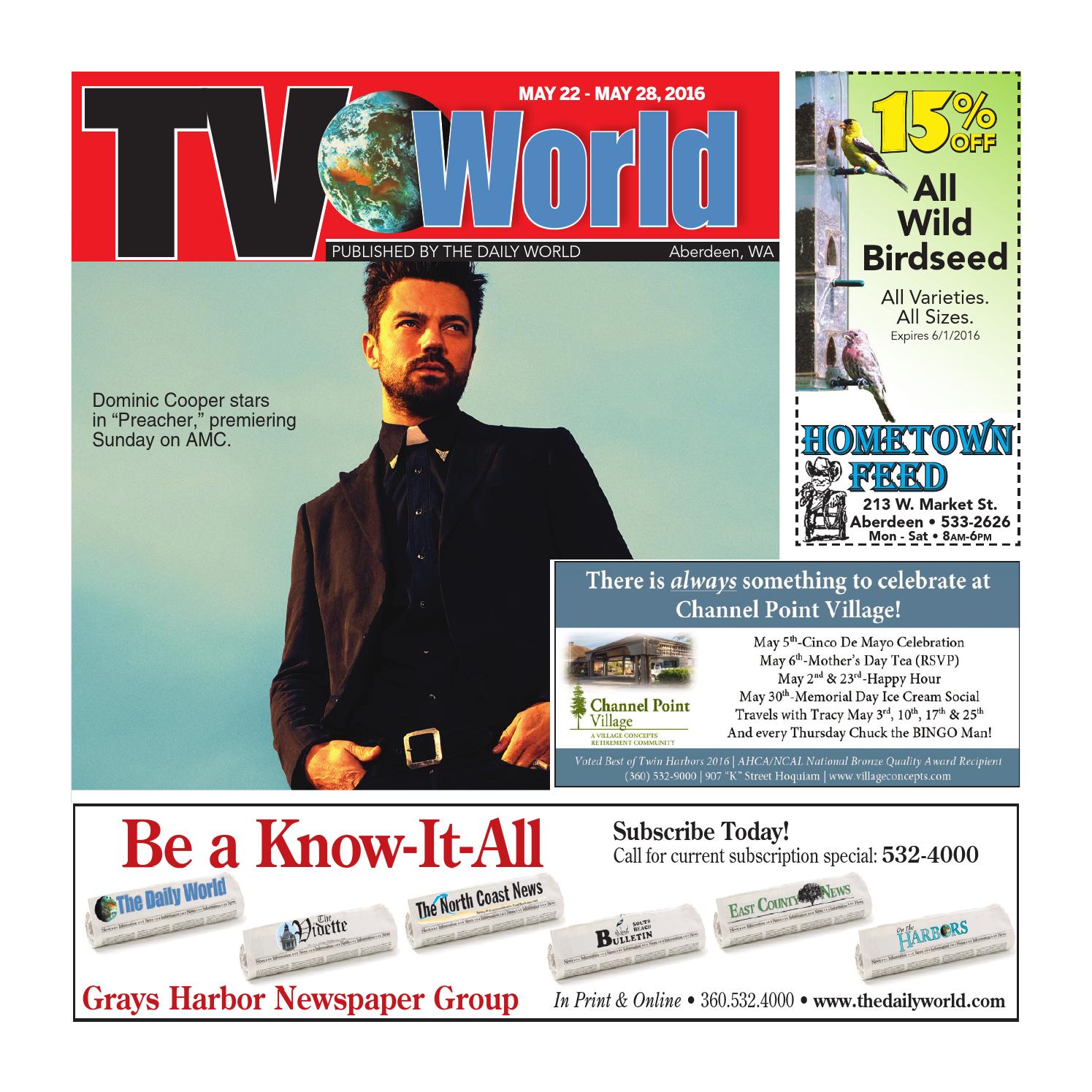 Aberdeen Daily World TV World TV World May 22 May 28, 2016 by