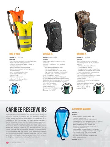 caribee skycrane 2l hydration pack