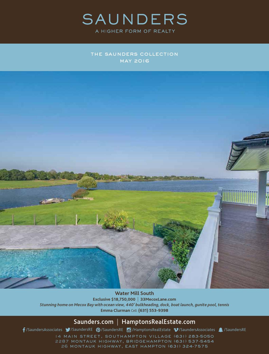 The Saunders Collection, May 2016 by Saunders & Associates Issuu