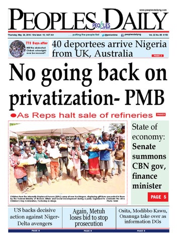 peoples daily thursday may