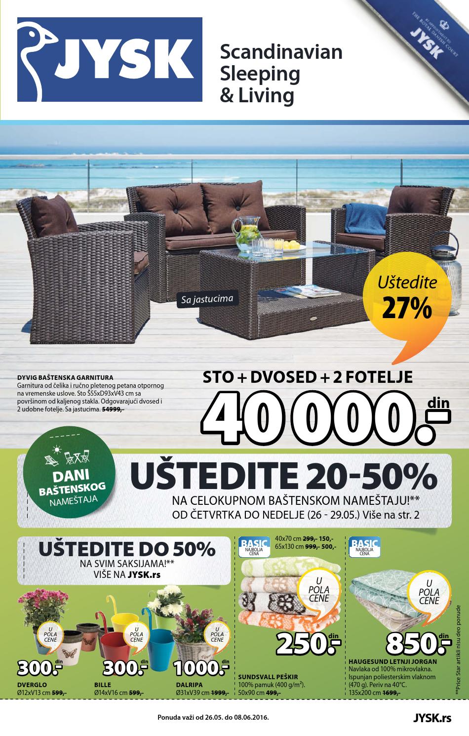 Jysk srbija katalog akcija od 26 05 08 06 2016 by Catalog.ba Issuu