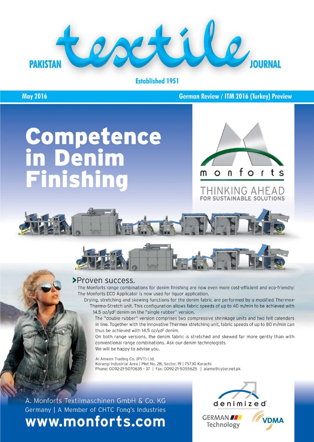 Pakistan Textile Journal May 2016 by Pakistan Textile Journal Issuu