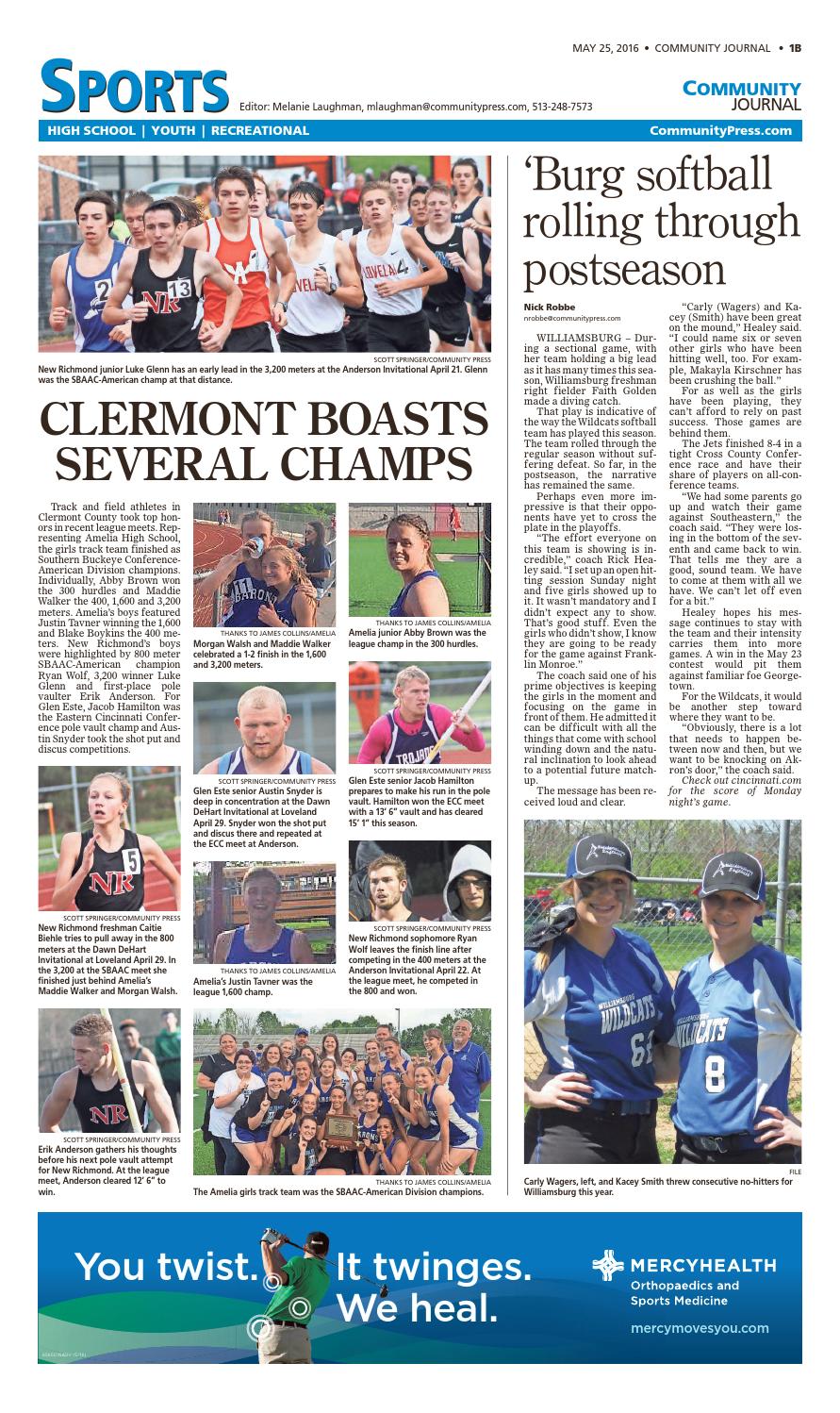 Community journal clermont 052516 by Enquirer Media Issuu