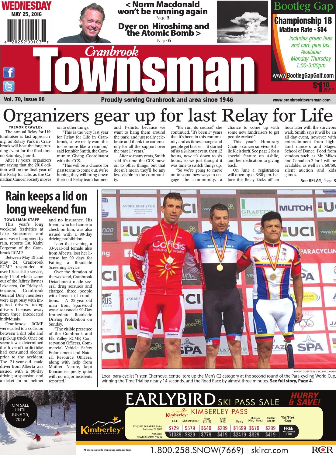 Cranbrook daily townsman may 25 2015 by black press media group issuu
