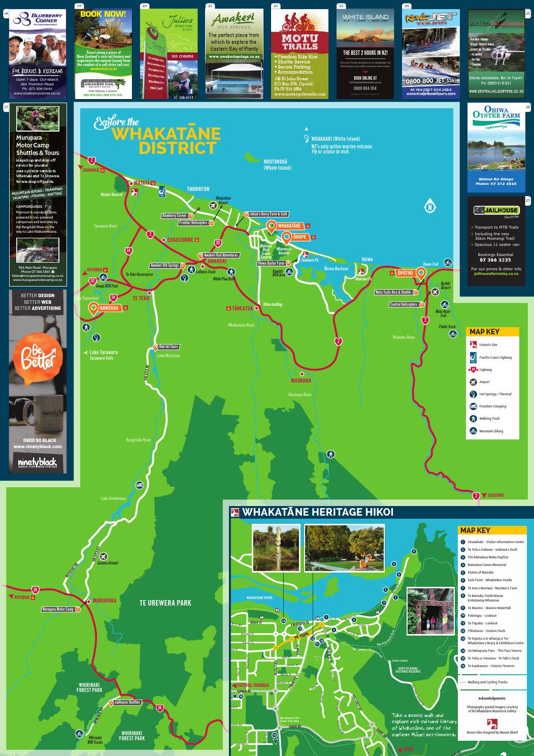 Whakatane Visitor Map 2016 by Issuu