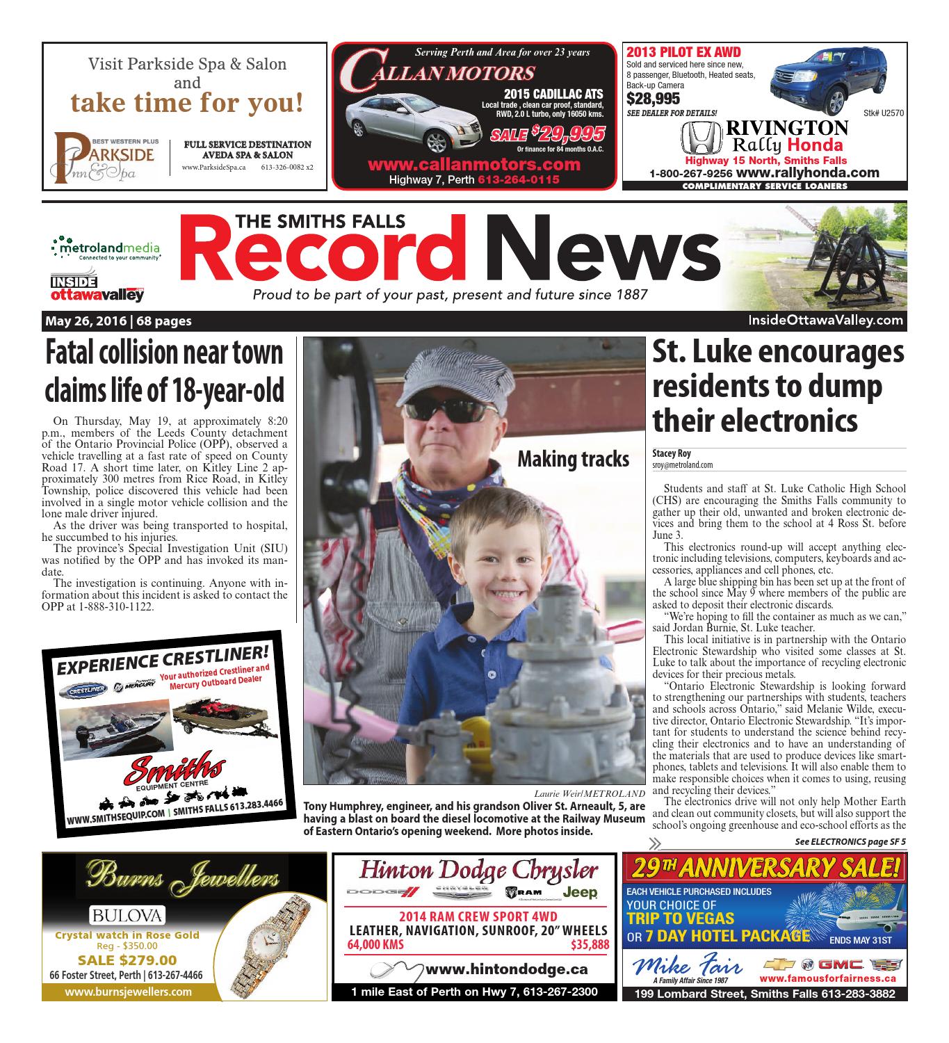 Smithsfalls052616 by Metroland East - Smiths Falls Record News - Issuu