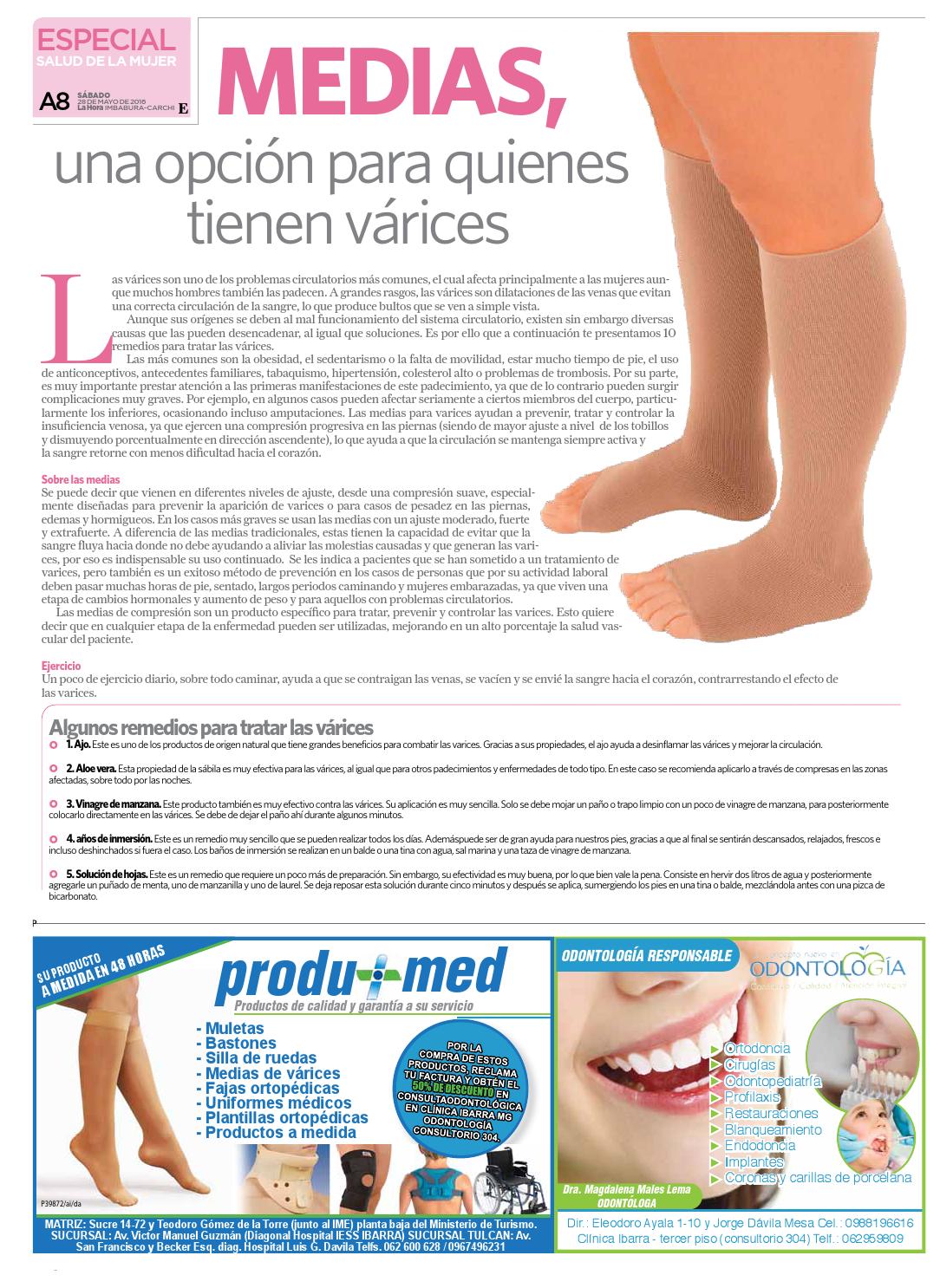 tratamiento de venas varicosas mayo