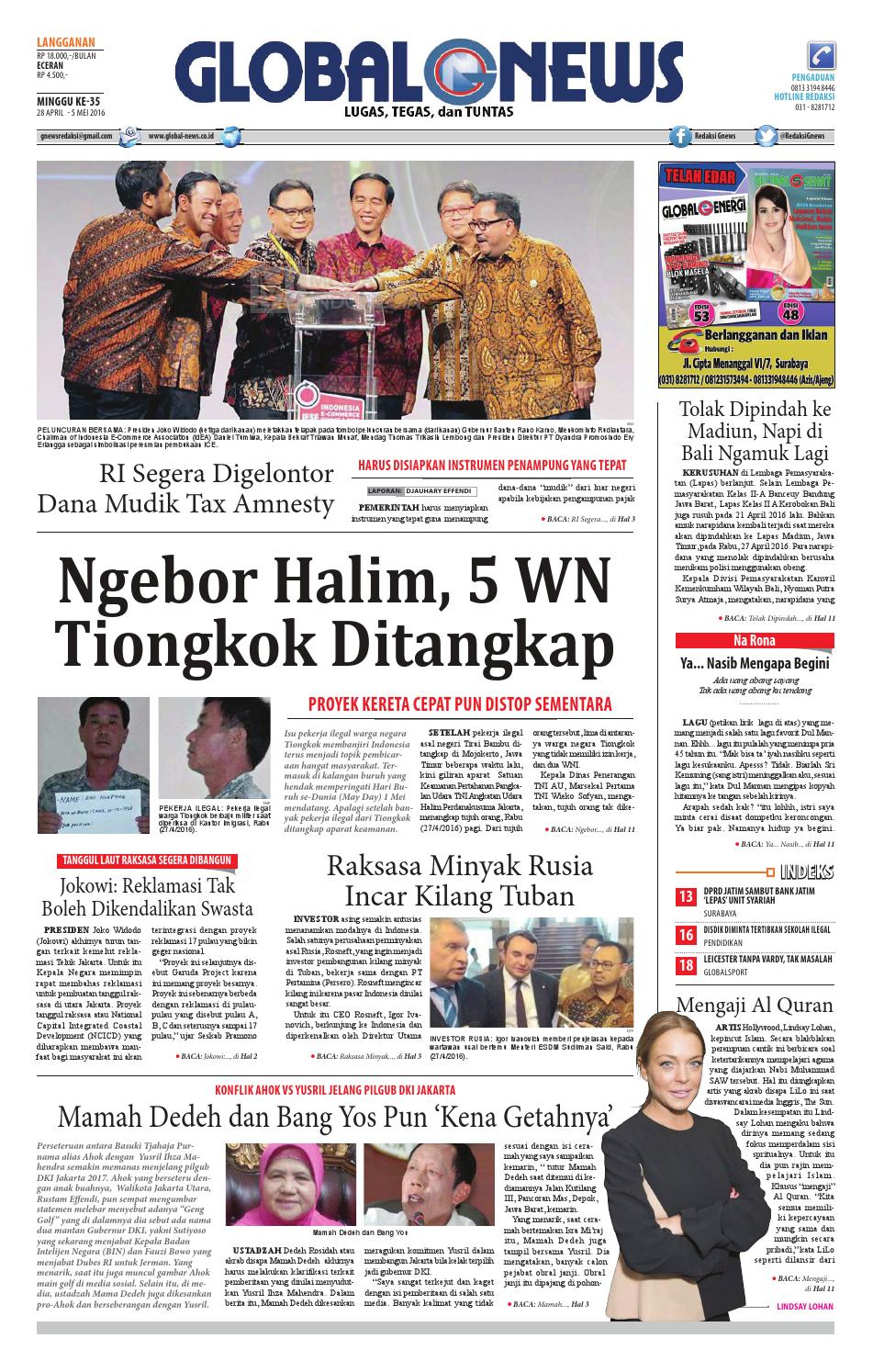 Global News Edisi 35 By Redaksi Gnews Issuu