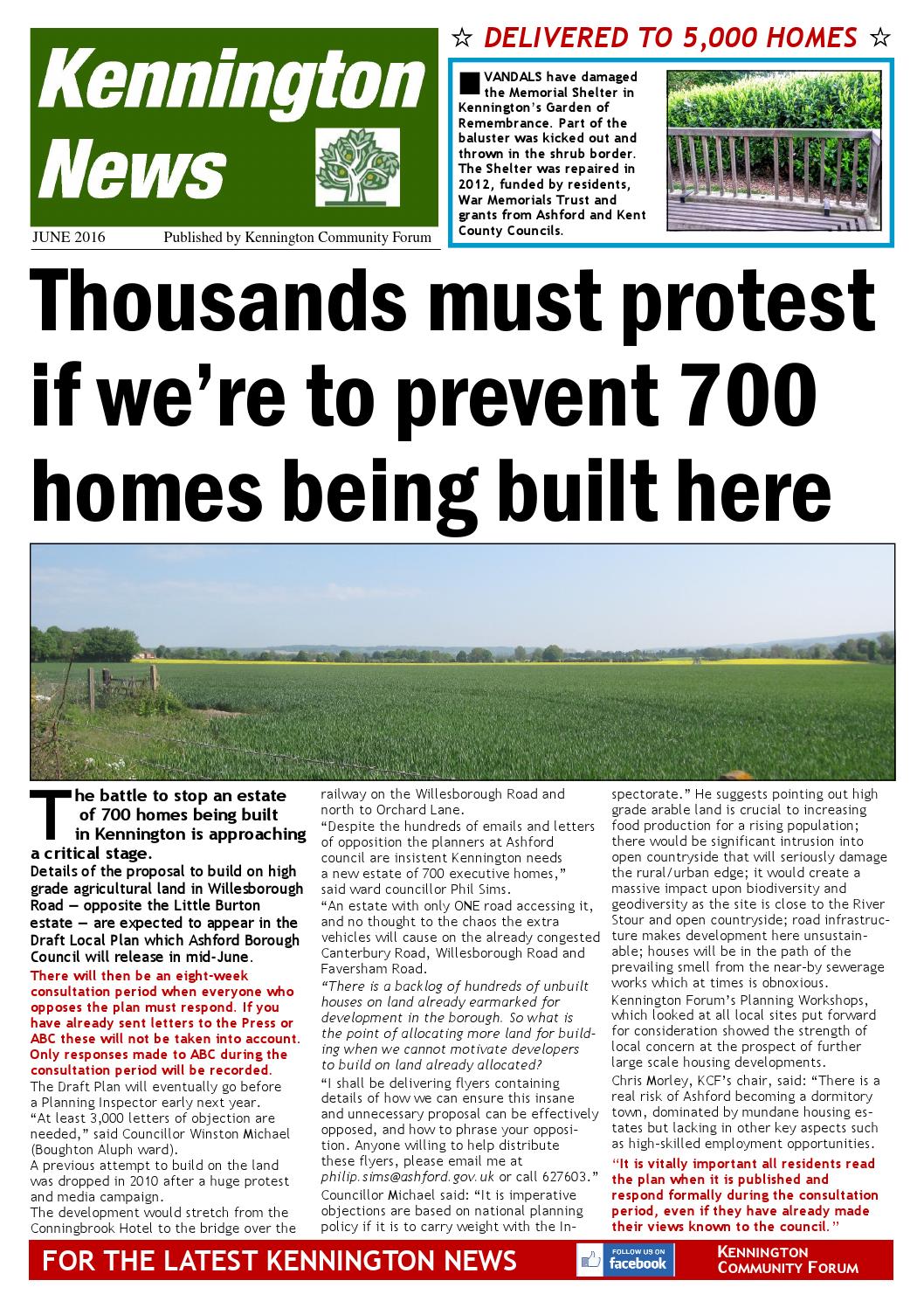 Kennington News June 2016 By Kennington Community Forum Issuu