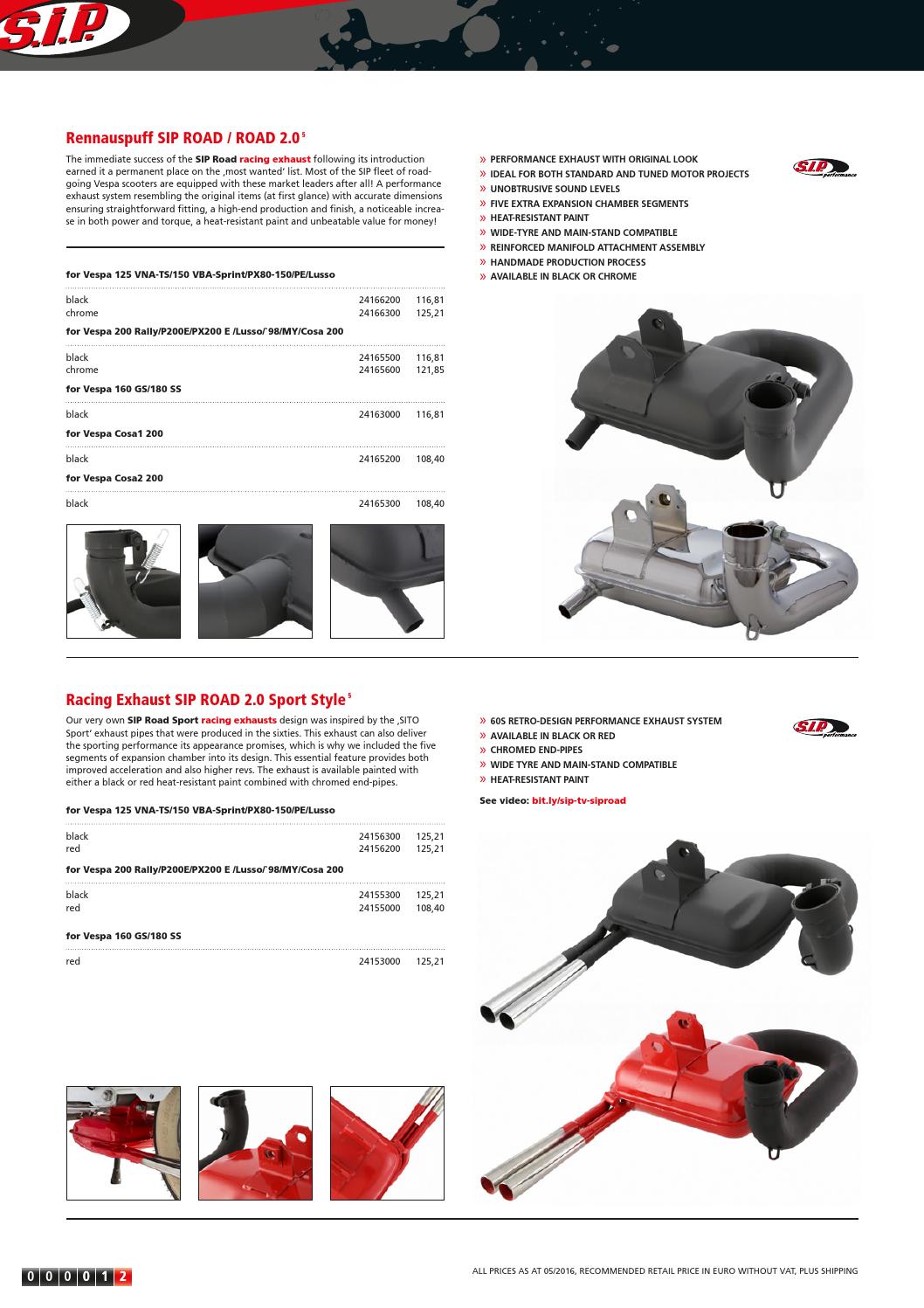 SIP Exclusive Parts Catalogue 2016 by SIP GmbH Issuu