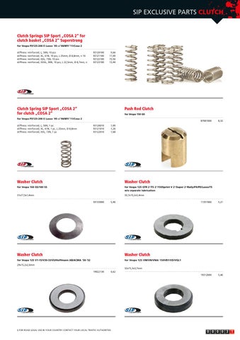 SIP Exclusive Parts Catalogue 2016 by SIP Scootershop GmbH - Issuu