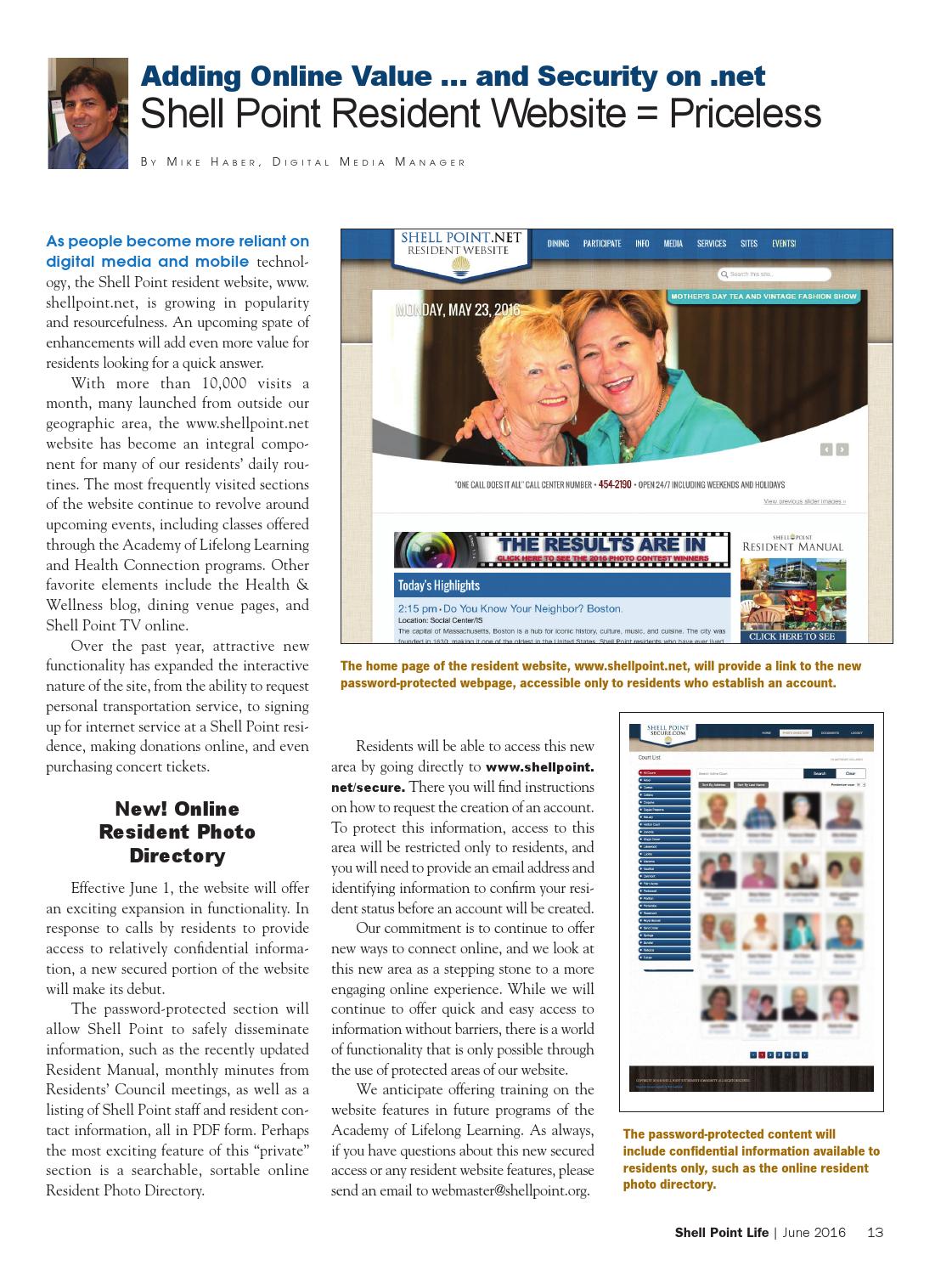 Shell Point Life June 2016 by Shell Point Retirement Community Issuu