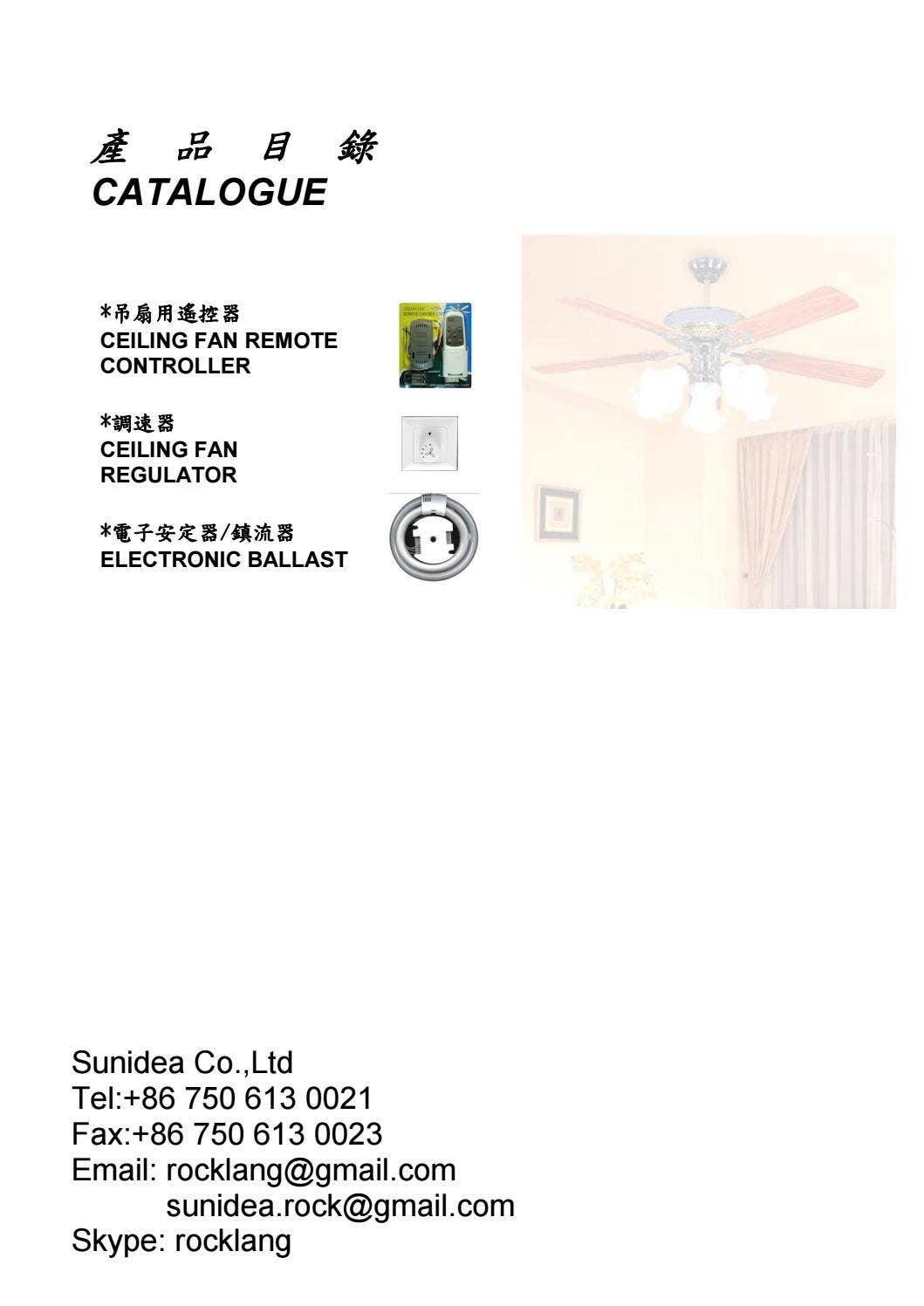 Remote catalog by Sunidea Co., Limited Issuu