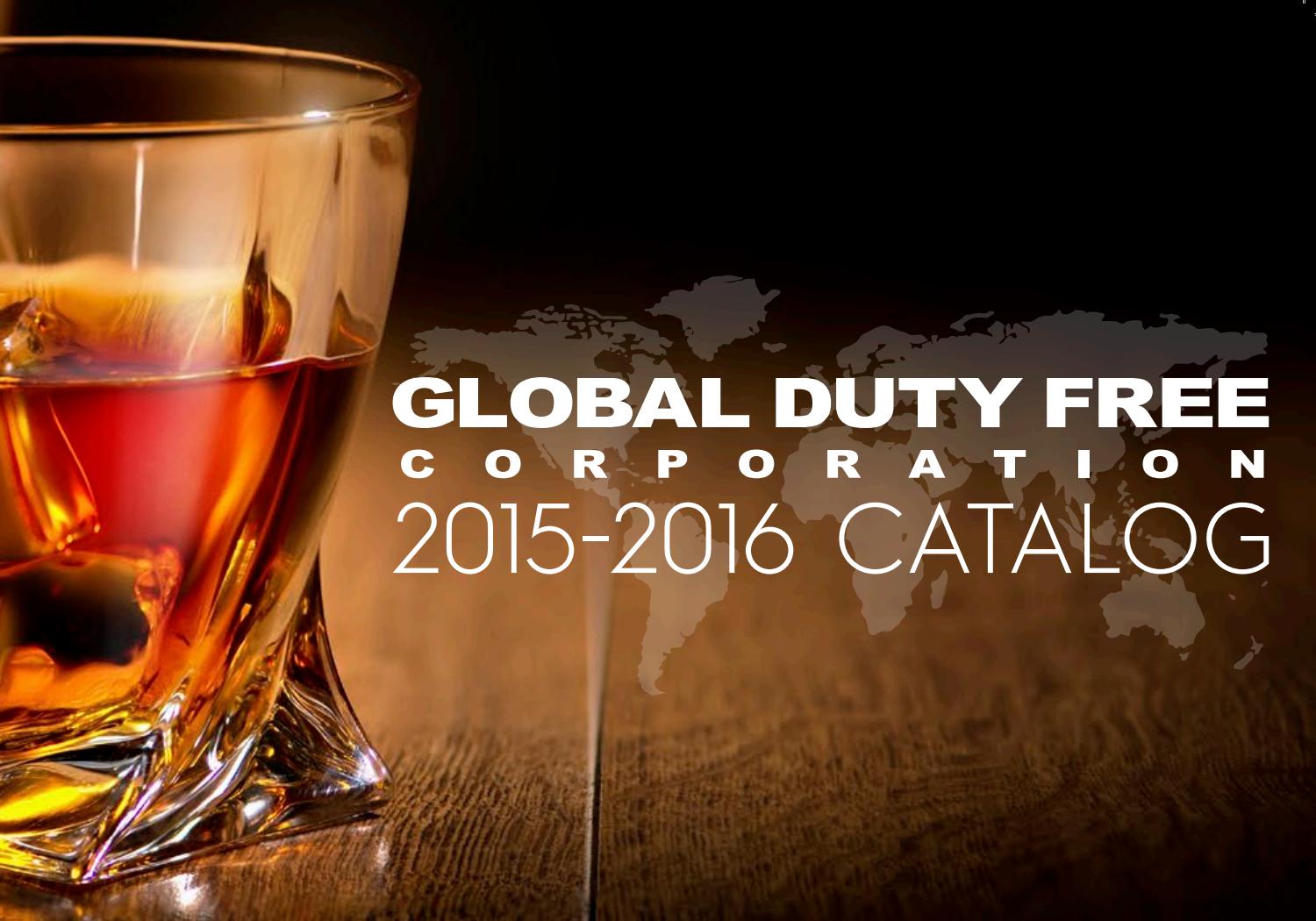 Global Duty Free 20152016 Catalog by Kevin Pratts Issuu