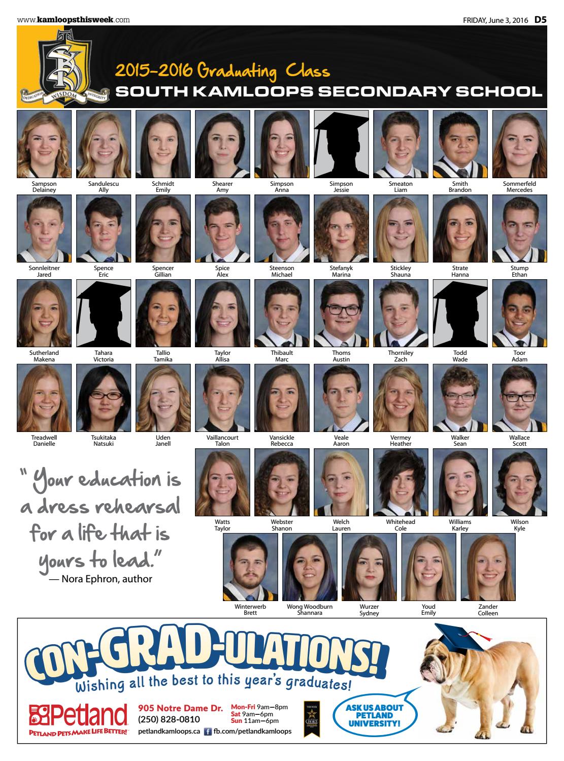 Grad 2016 kamloops by KamloopsThisWeek Issuu