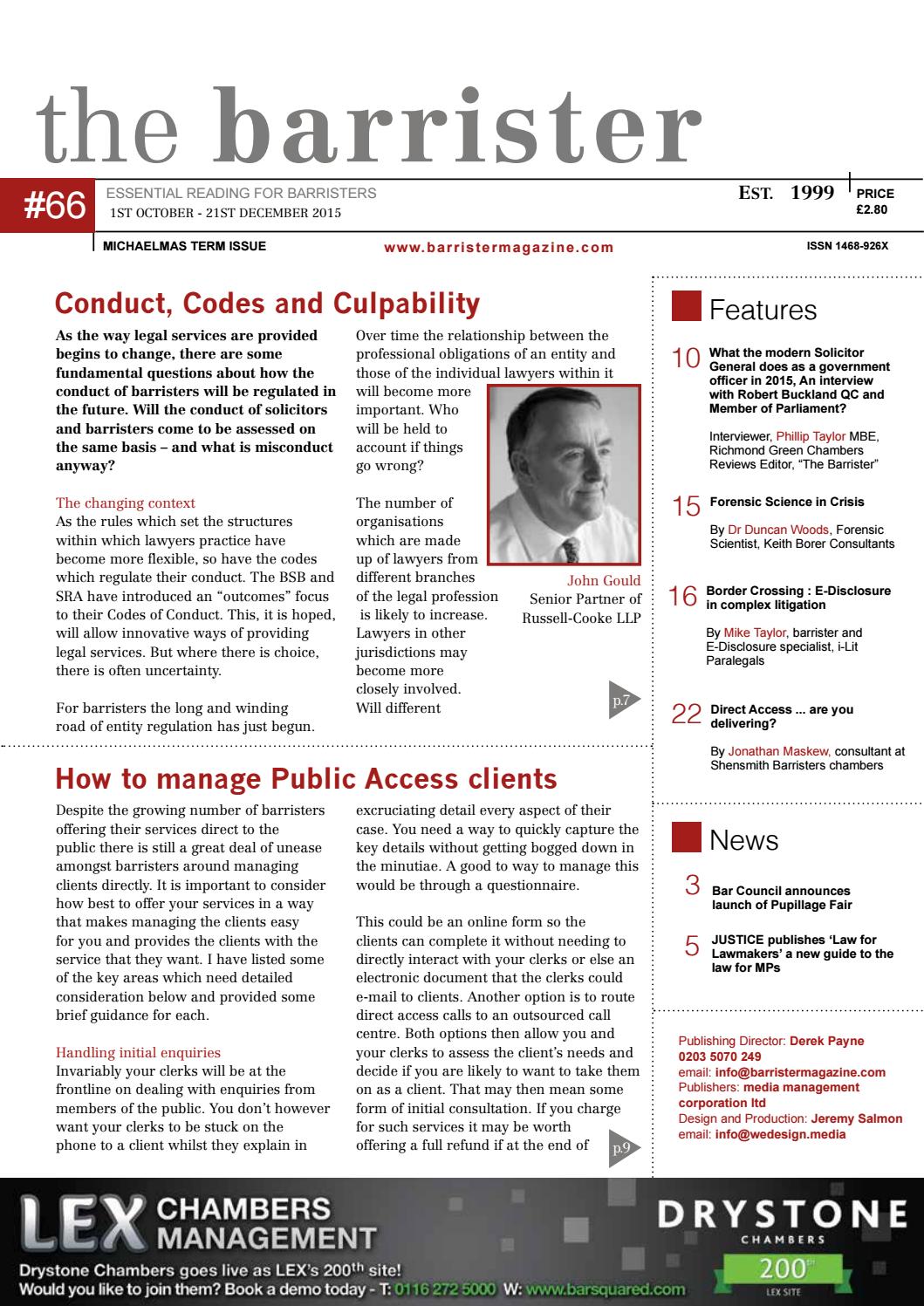 issue 66 by Barrister Magazine Issuu