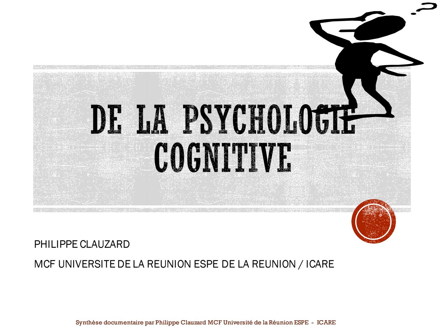 Psychologie Cognitive Une Approche De Traitement De L Information