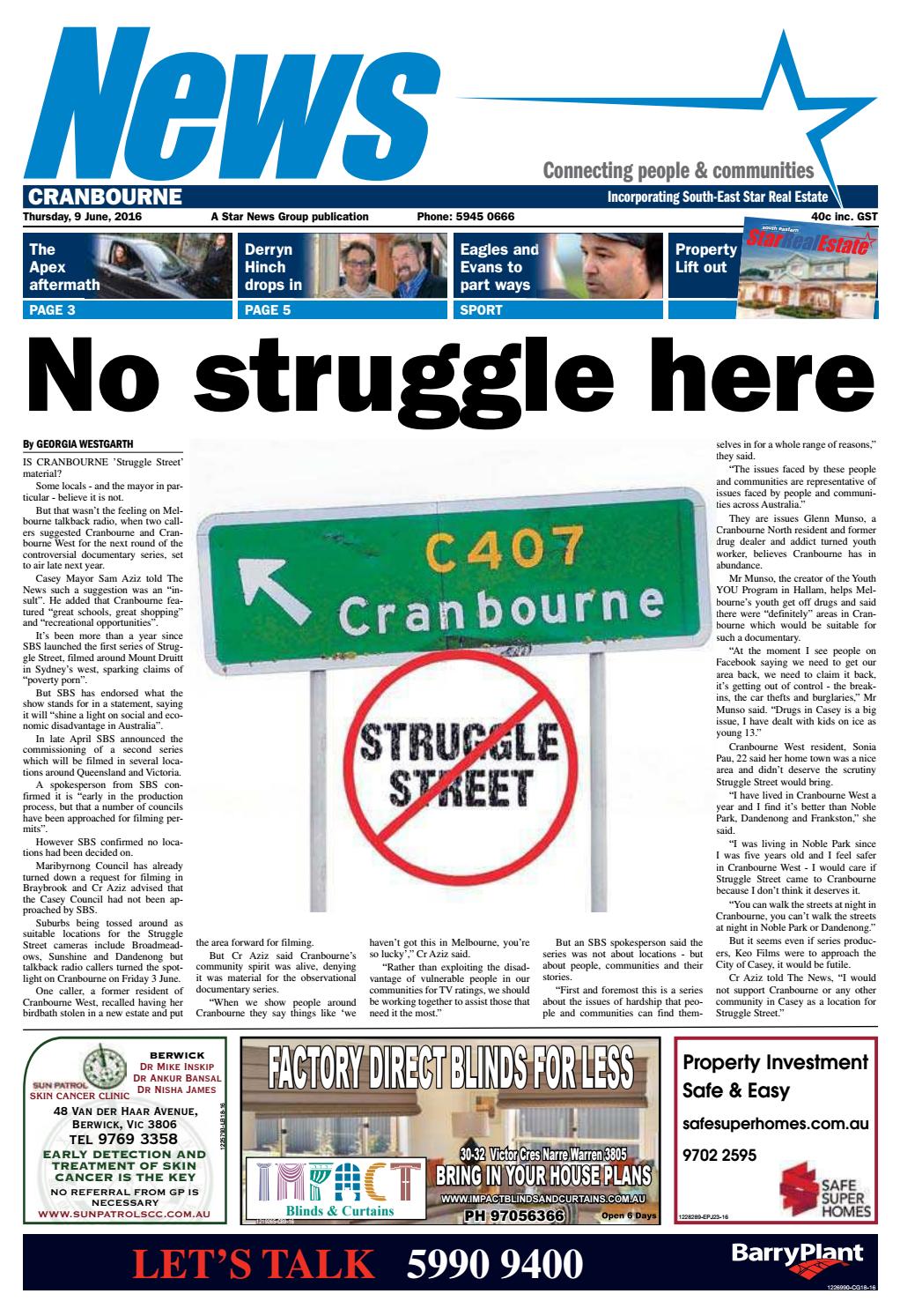 News - Cranbourne - 09th June 2016 by Star News Group - Issuu