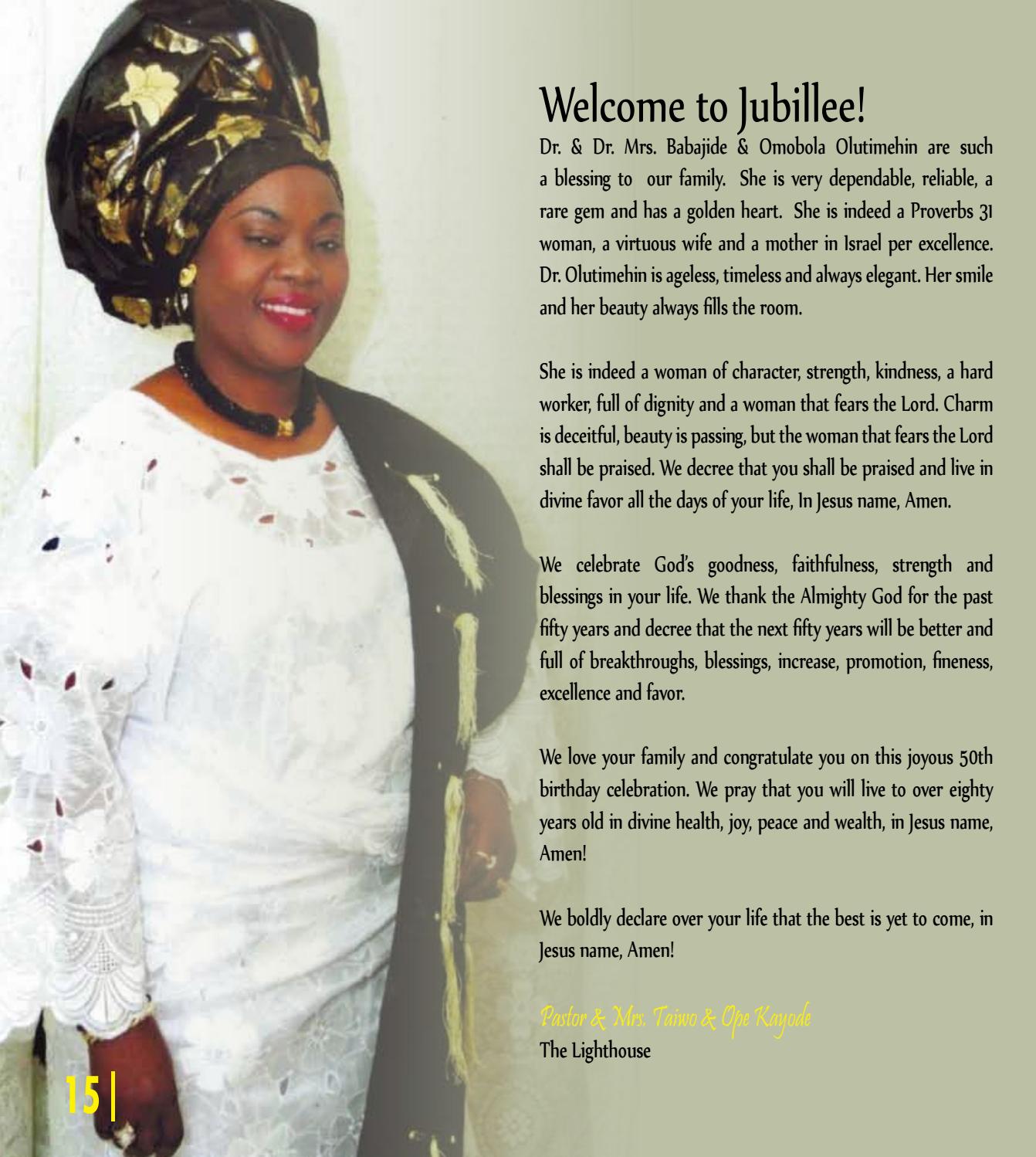 dr olutimehin 50th birthday program by dexpressionz issuu birthday programs celebration