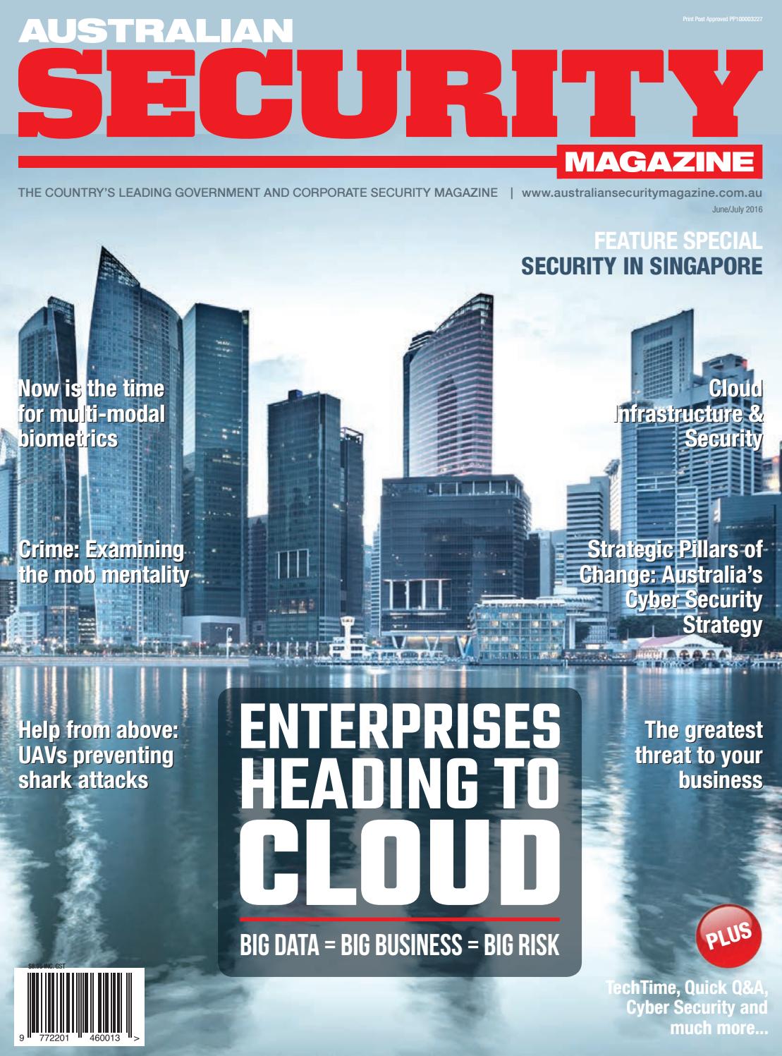 Australian Security Magazine, June/July 2016 by MySecurity Marketplace