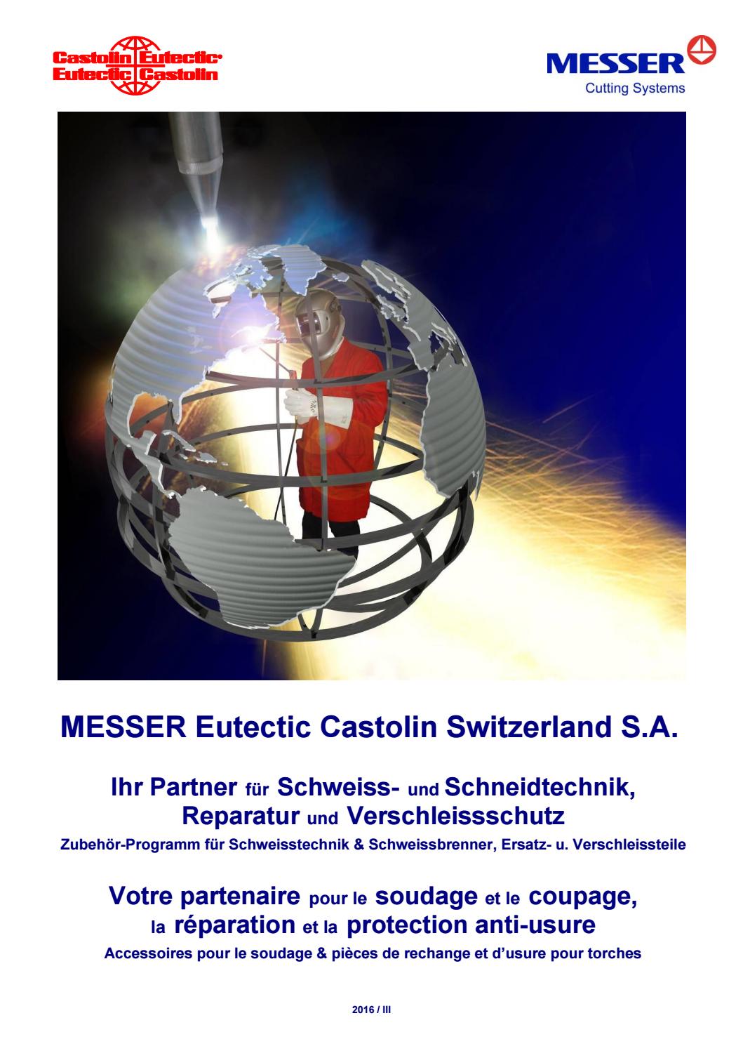 Gebr. Mader Nf.ek Autoteile & Zubehör Ch de fr zubeh%c3%b6rkatalog2016 rev%20iii apr 0 by Castolin Eutectic